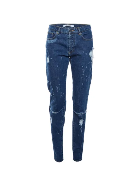 Givenchy Pre-Owned Rico distressed jeans Blue 1392602