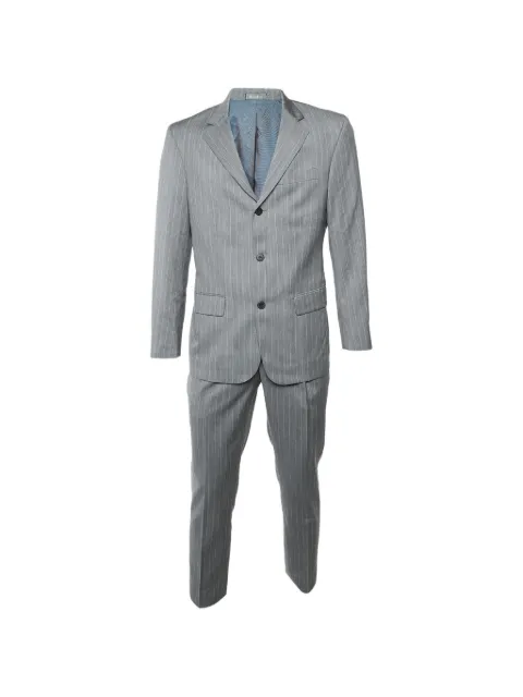 Oscar de la Renta Pre-Owned pinstripe-pattern suit Grey 1378174