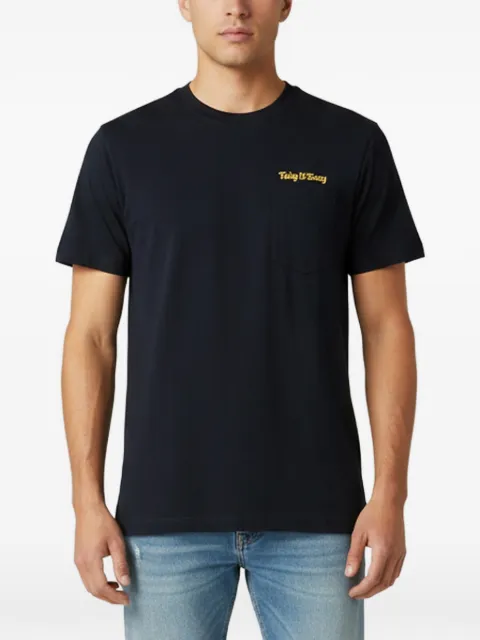 SANDRO embroidered T-shirt Black 1392344