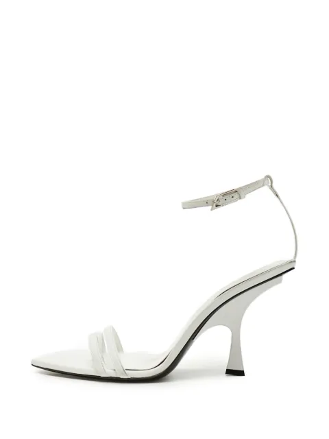 The Attico Venus ankle-strap sandals White 1394389