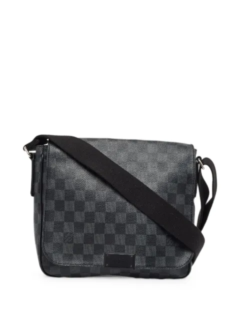 Louis Vuitton Pre-Owned District PM Damier Graphite messenger bag Black 1396634
