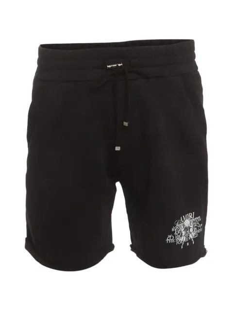 AMIRI cotton shorts Black 1398921