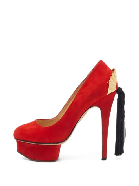 Charlotte Olympia Dolly platform pumps Red 1401805