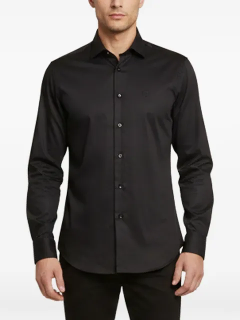 Roberto Cavalli Vintage logo-embroidered button-down shirt Black 1398028