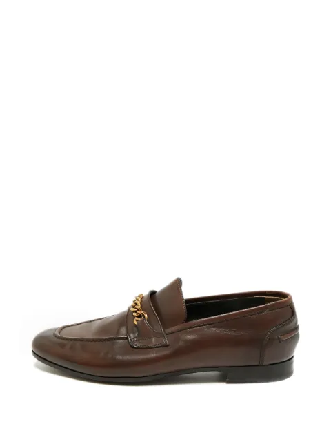 Tom Ford Vintage chain penny loafers Brown 1381416