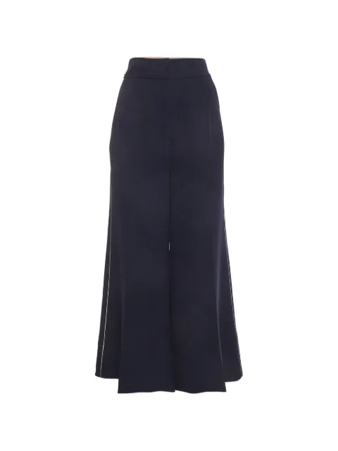 Roksanda wide-leg gabardine trousers Blue 1389898