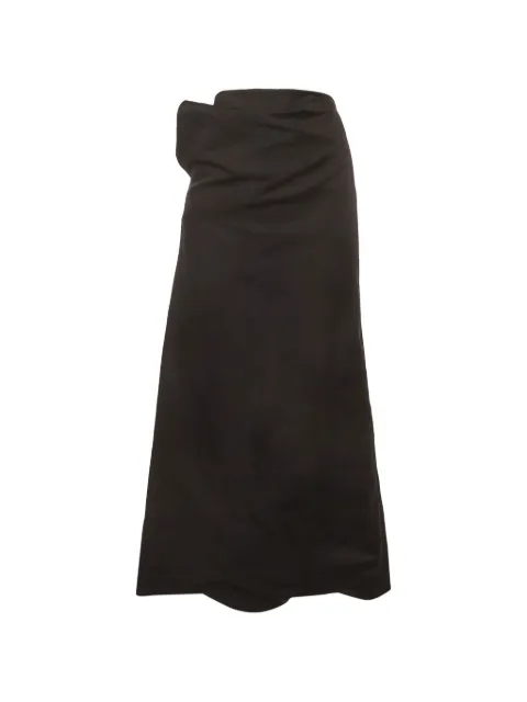 Magda Butrym straight-fit maxi skirt Black 1379900