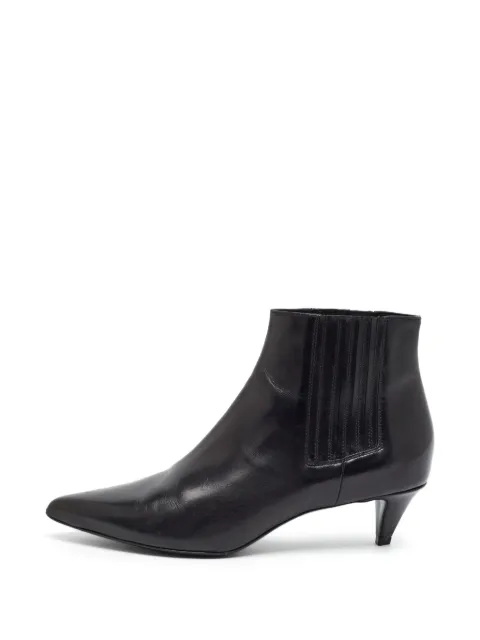 Celine Pre-Owned pointed-toe ankle boots Black 1398841