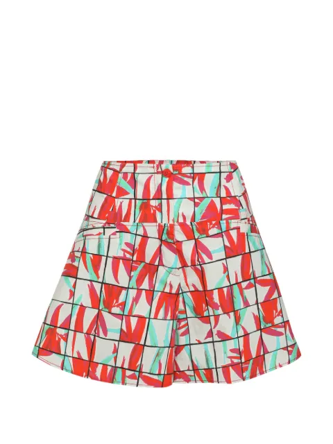 Kenzo Pre-Owned abstract-print shorts White 1354806