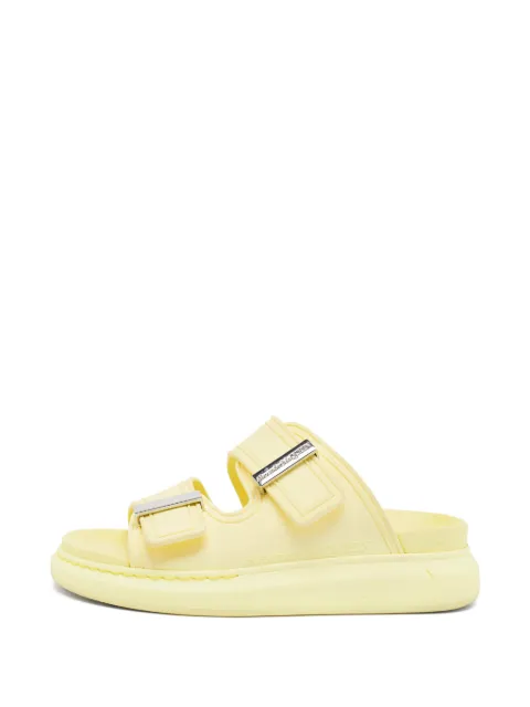 Alexander McQueen Pre-Owned Hybrid buckled sandals Yellow 1389707