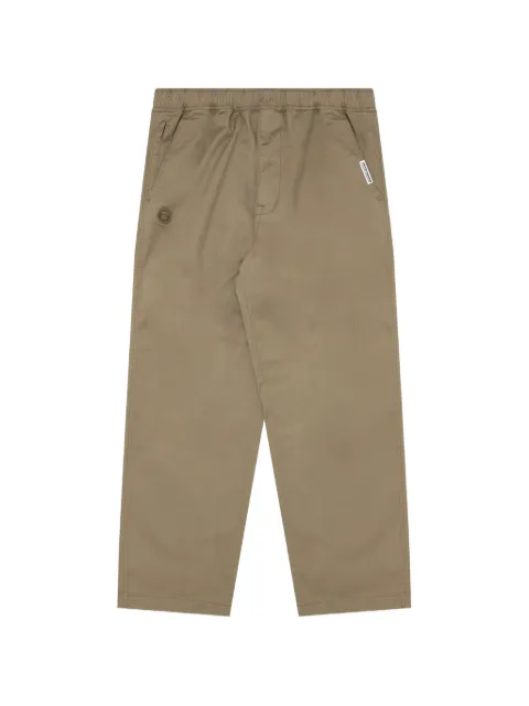AAPE BY *A BATHING APE® Moonface-patch trousers Neutrals AAPPTMA620XXL