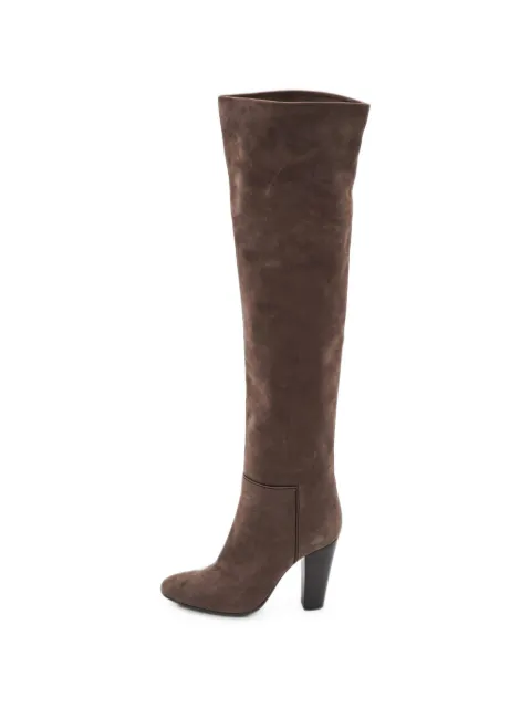 Loro Piana Pre-Owned nubuck-leather boots Brown 1392147