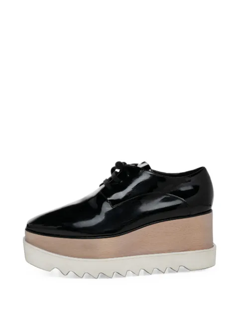 Stella McCartney Pre-Owned Elyse platform Derby shoes Black 479121