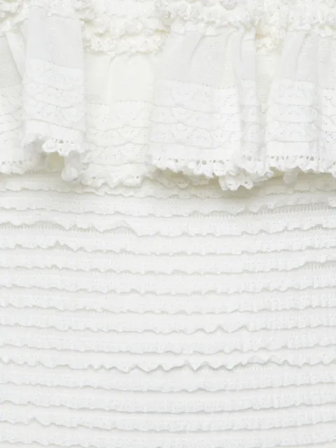SIMKHAI ruffled off-shoulder dress White 1392590