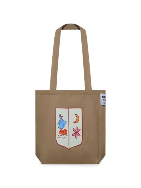 MUZARADI graphic-print shoulder bag Neutrals MUZ401