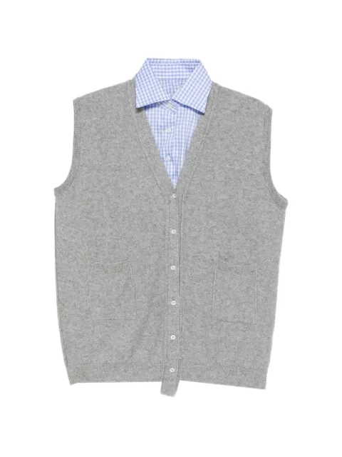 Jejia Maddy button-up gilet Grey 26AA7JDK03A