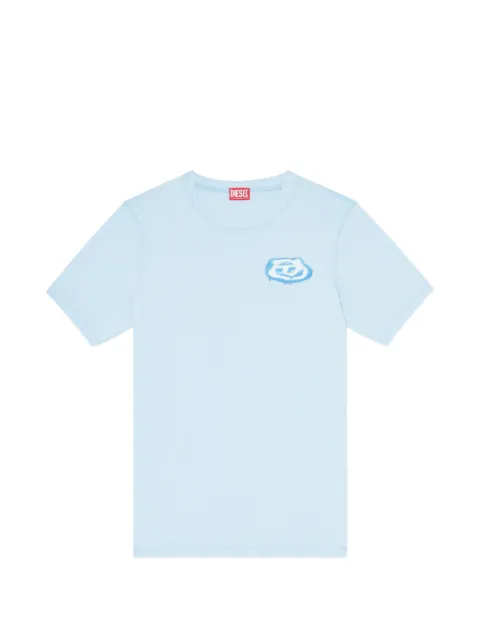 Diesel Oval D logo-print T-shirt Blue A202840PLAT