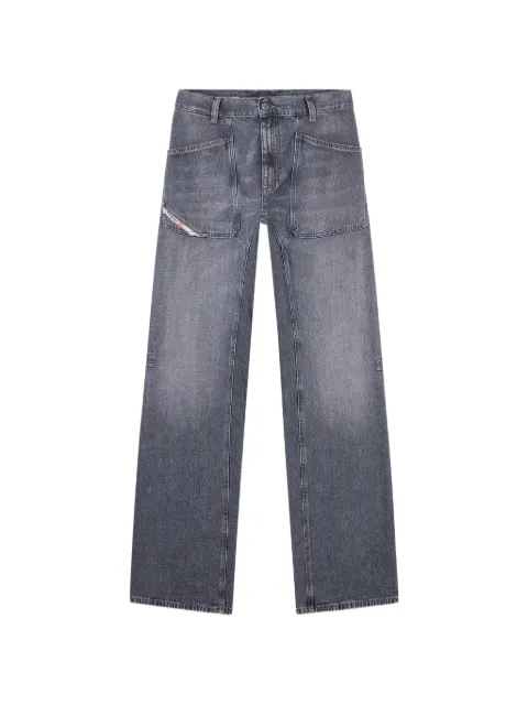 Diesel relaxed jeans regular waist D-Zeta Grey A1629609N83