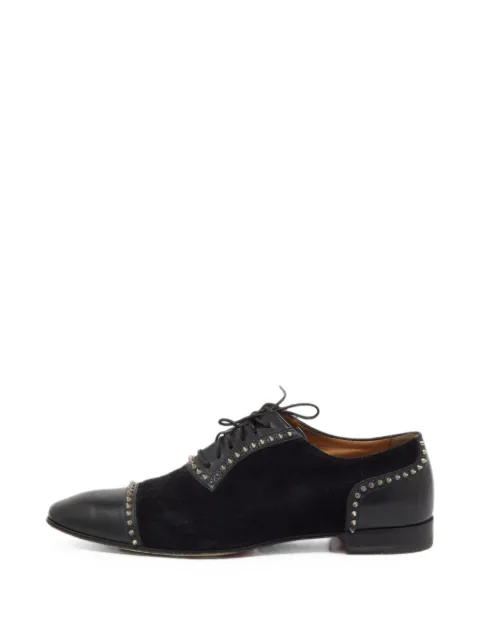 Christian Louboutin Pre-Owned Mr Blake lace-up Oxford shoes Black 1215895