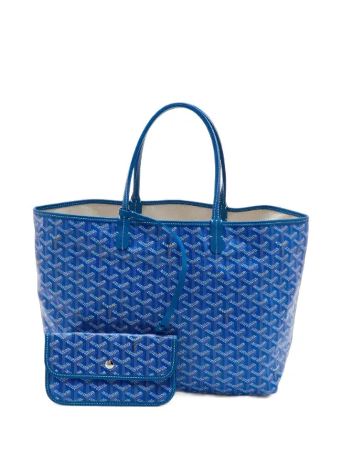 Goyard Pre-Owned 2023 PM Saint Louis Goyardine tote bag Blue 1395465