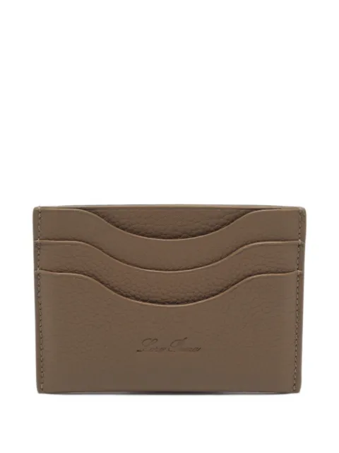 Loro Piana Pre-Owned Extra leather cardholder Neutrals 1395468