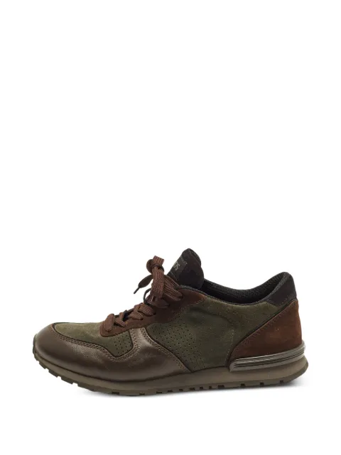 Tod's Vintage leather low-top sneakers Green 1396641