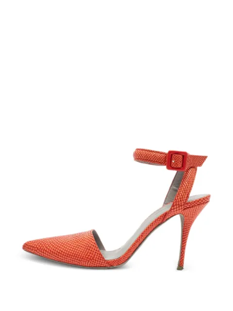 Pre-Owned Alexander Wang Lovisa ankle strap pumps Orange 1382938
