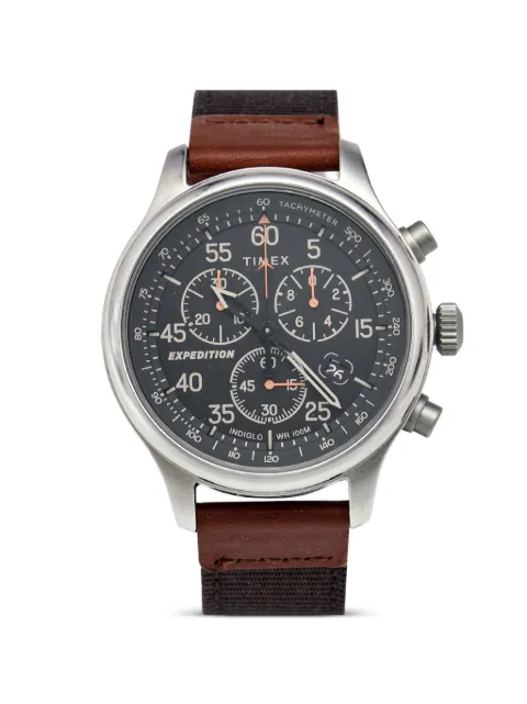 TIMEX Expedition Indiglo 43mm watch Grey 1403559
