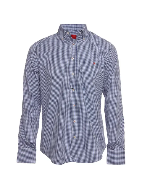 Carolina Herrera Vintage check button-down shirt Blue 1399547