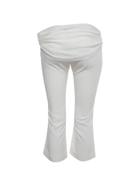 Cherie draped capri trousers White 1382519