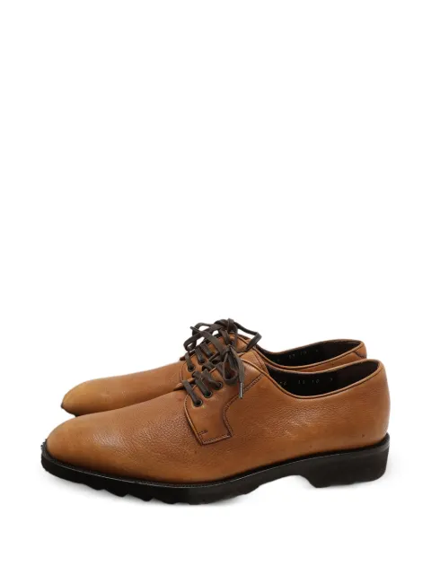 Ferragamo Pre-Owned lace-up Derby shoes Brown 1064414
