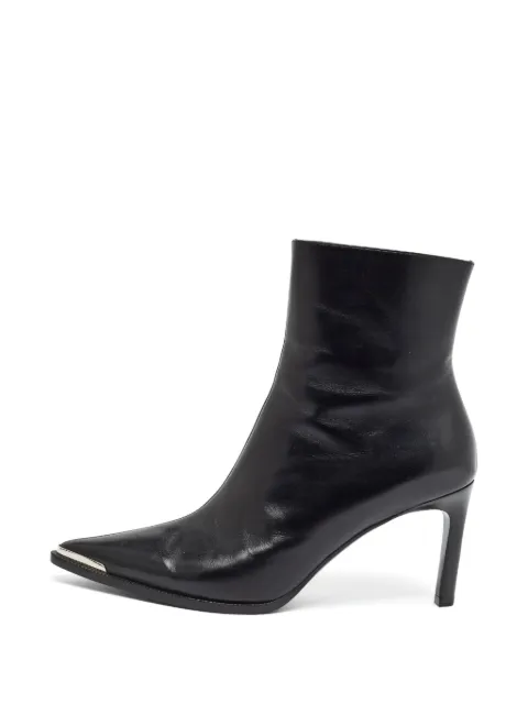 Celine Pre-Owned pointed-toe ankle boots Black 1397989