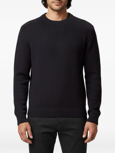 Saint Laurent Pre-Owned crew-neck sweater Blue 1394828