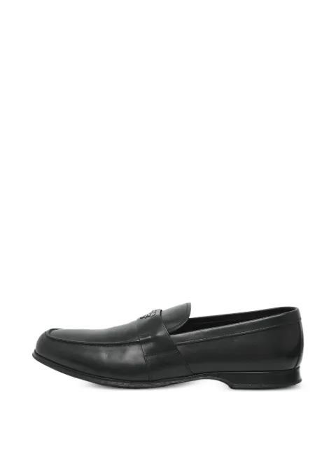 Prada Pre-Owned logo-embellished loafers Black 1355569