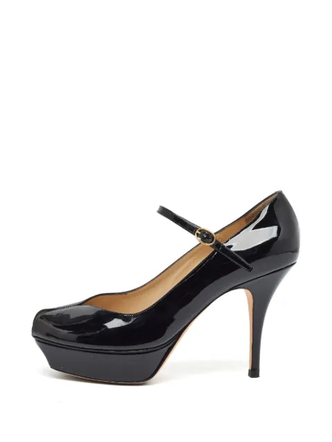 Saint Laurent Pre-Owned Mary Jane platform pumps Black 1392589