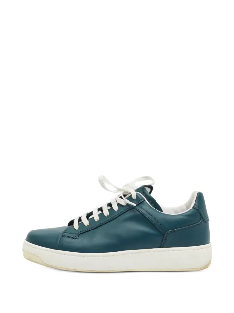 Bottega Veneta Pre-Owned low-top lace-up sneakers Blue 1384367