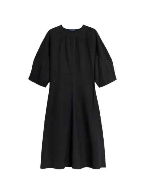 Soeur Janice three-quarter sleeve midi dress Black ROB1278JANICE26WNOI01