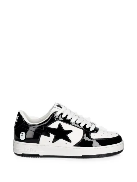 A BATHING APE® BAPE STA patent leather sneakers Black 0ZXSHM301911Q
