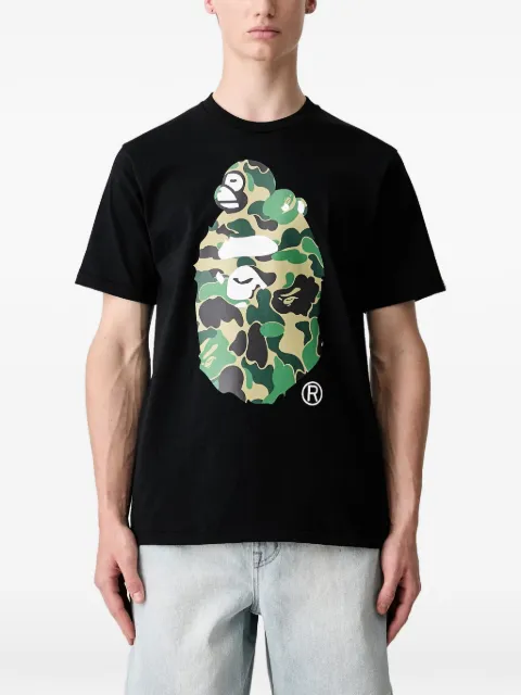 A BATHING APE® ABC Camo Big Ape Head T-shirt Black 0ZXTEMX00310Q