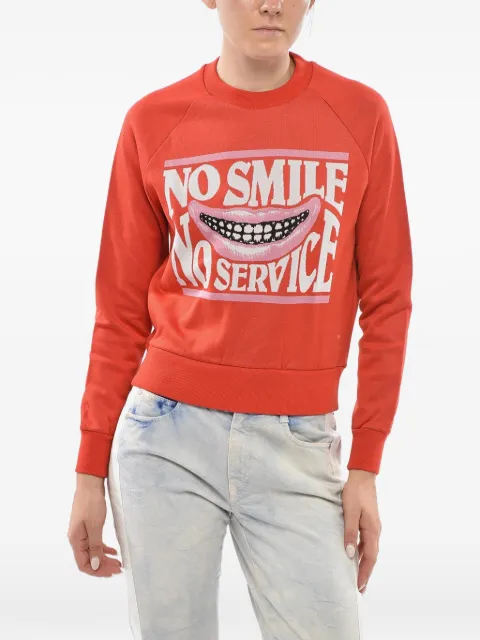 Stella McCartney embroidered crew-neck sweatshirt Red 550562S1983