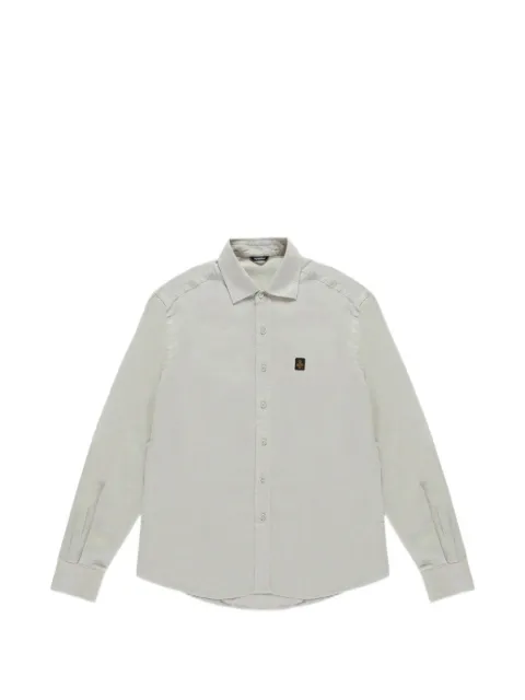 Refrigiwear Cape May logo-patch shirt Grey C10000LI0907G05704