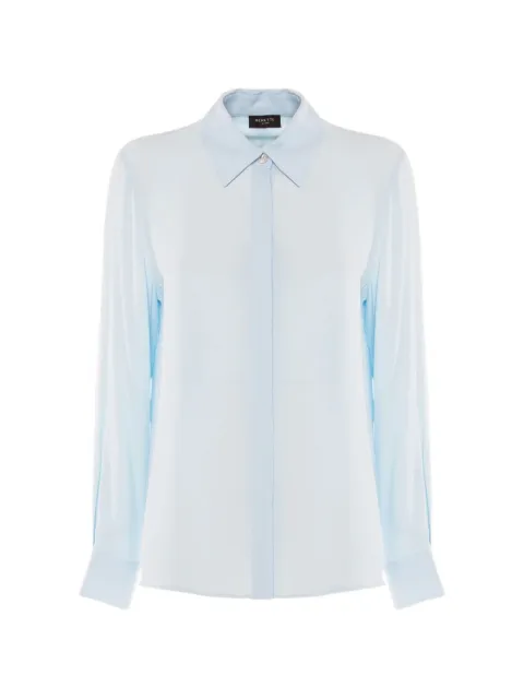 Nenette Forrest concealed-fastening long-sleeve shirt Blue 41BBFORREST