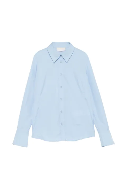 I BLUES button-down long-sleeve shirt Blue IBLVALLO