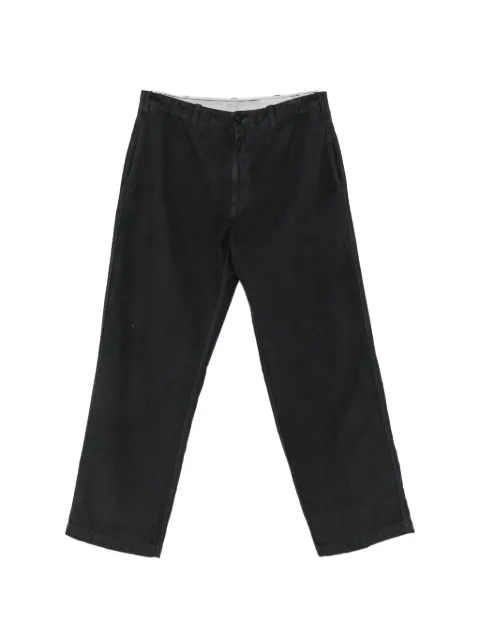 original vintage style Joe button-fastening straight-leg trousers Grey JOE208