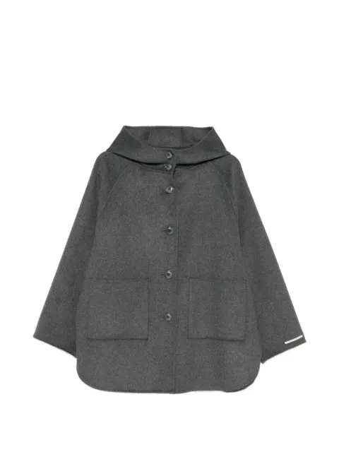 I BLUES hooded button-up jacket Grey IBLORTENSIA