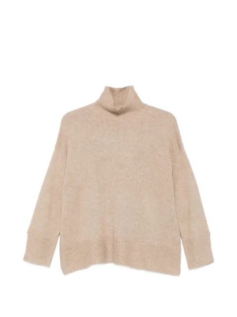 I BLUES Iblpalanca roll-neck side-slit sweater Neutrals IBLPALANCA