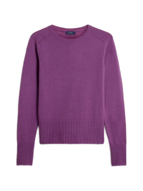 Soeur Jamie ribbed-trim sweater Purple PUL1446JAMIE