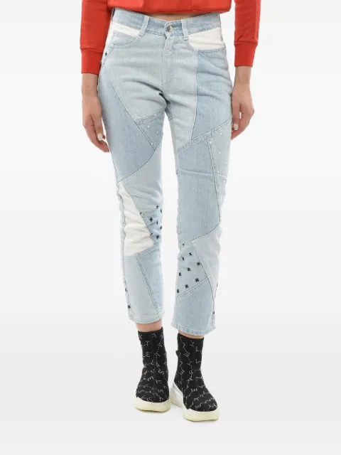 Stella McCartney embroidered patchwork jeans Blue 372773SNH82