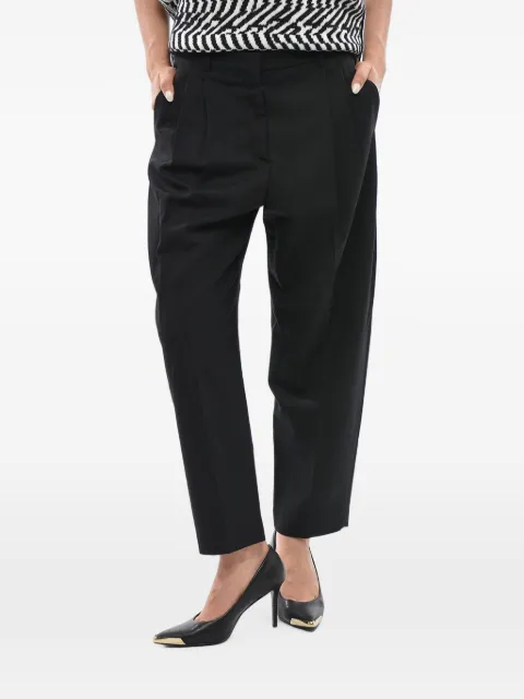 Stella McCartney double-pleat wool trousers Black 591964SSA36