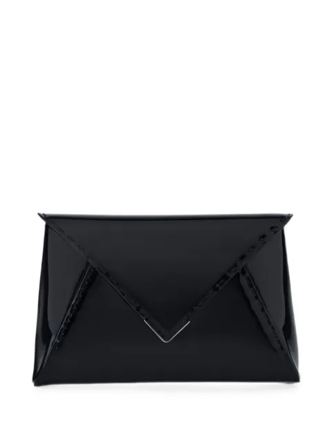 Tyler Ellis Lee Pouchet patent leather clutch bag Black T250PA001P